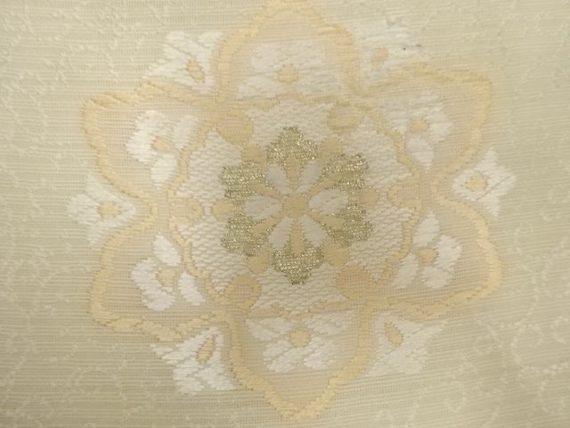  アンティーク　紗　華紋織り出し袋帯（材料）